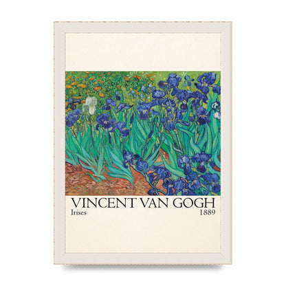 Vincent Van Gogh Irises 1889 Wall Art - A4 framed