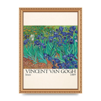 Vincent Van Gogh Irises 1889 Wall Art - A4 framed