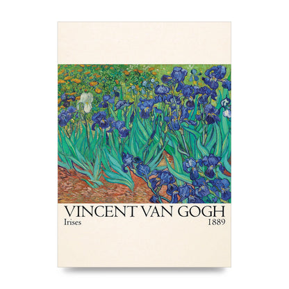 Vincent Van Gogh Irises 1889 Wall Art - unframed print