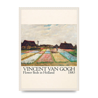 Vincent Van Gogh Flower Beds In Holland 1883 Art For The Home - A2 framed