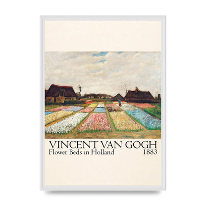 Vincent Van Gogh Flower Beds In Holland 1883 Art For The Home - A2 framed