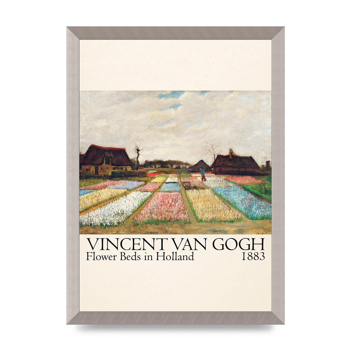 Vincent Van Gogh Flower Beds In Holland 1883 Art For The Home - A3 framed