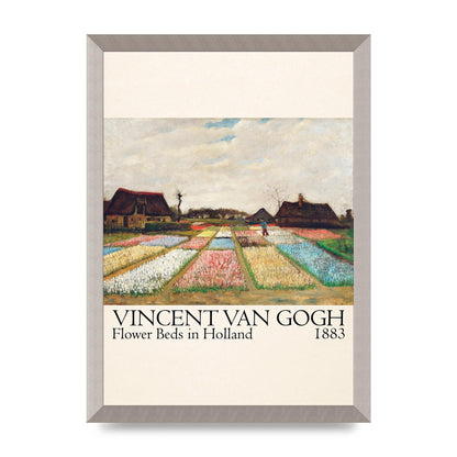Vincent Van Gogh Flower Beds In Holland 1883 Art For The Home - A3 framed