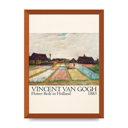 Vincent Van Gogh Flower Beds In Holland 1883 Art For The Home - A3 framed