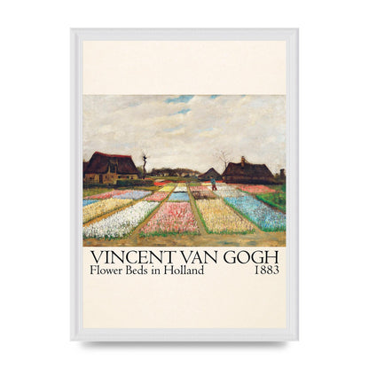 Vincent Van Gogh Flower Beds In Holland 1883 Art For The Home - A3 framed