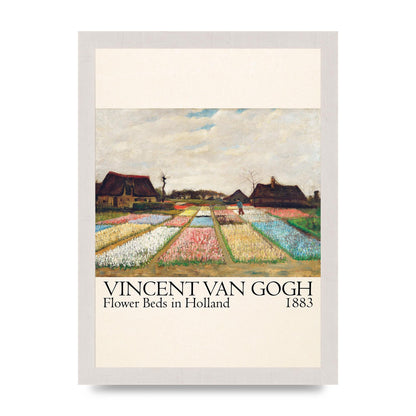 Vincent Van Gogh Flower Beds In Holland 1883 Art For The Home - A4 framed
