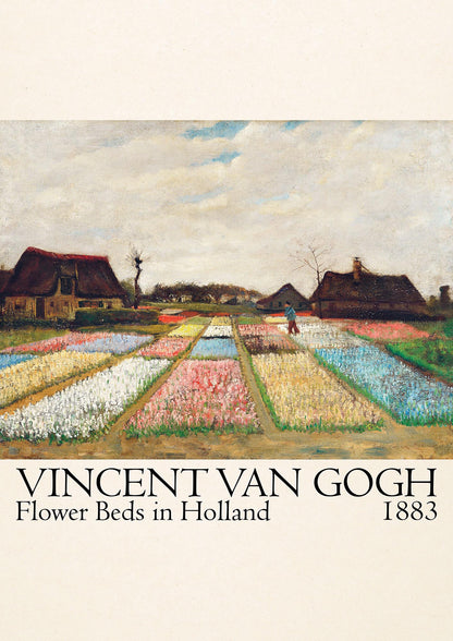 Vincent Van Gogh Flower Beds In Holland 1883 Art For The Home - detail