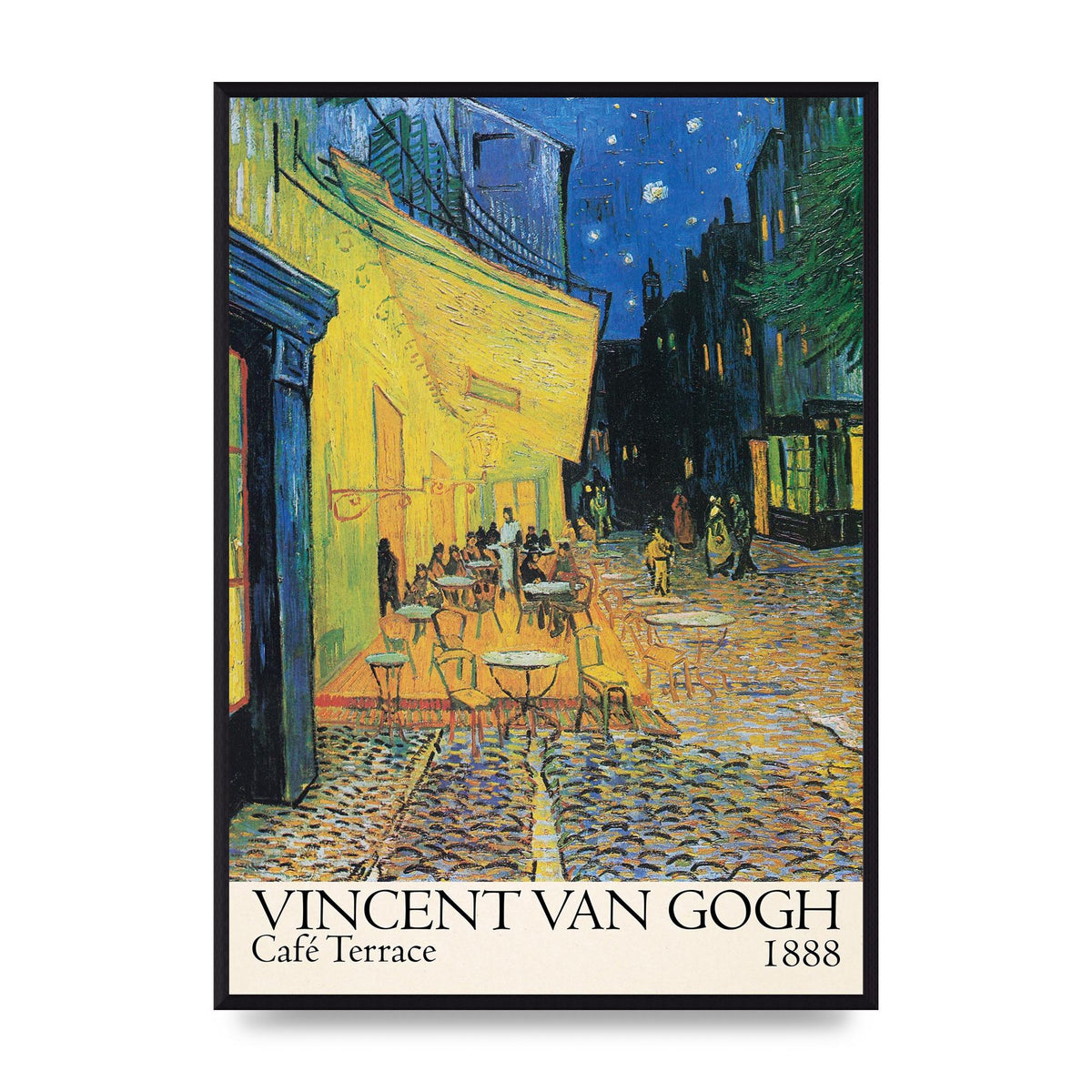 Vincent Van Gogh Cafe Terrace 1888 Art For The Home - A2 framed