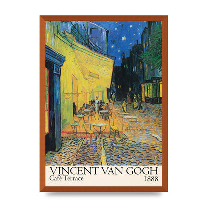 Vincent Van Gogh Cafe Terrace 1888 Art For The Home - A2 framed