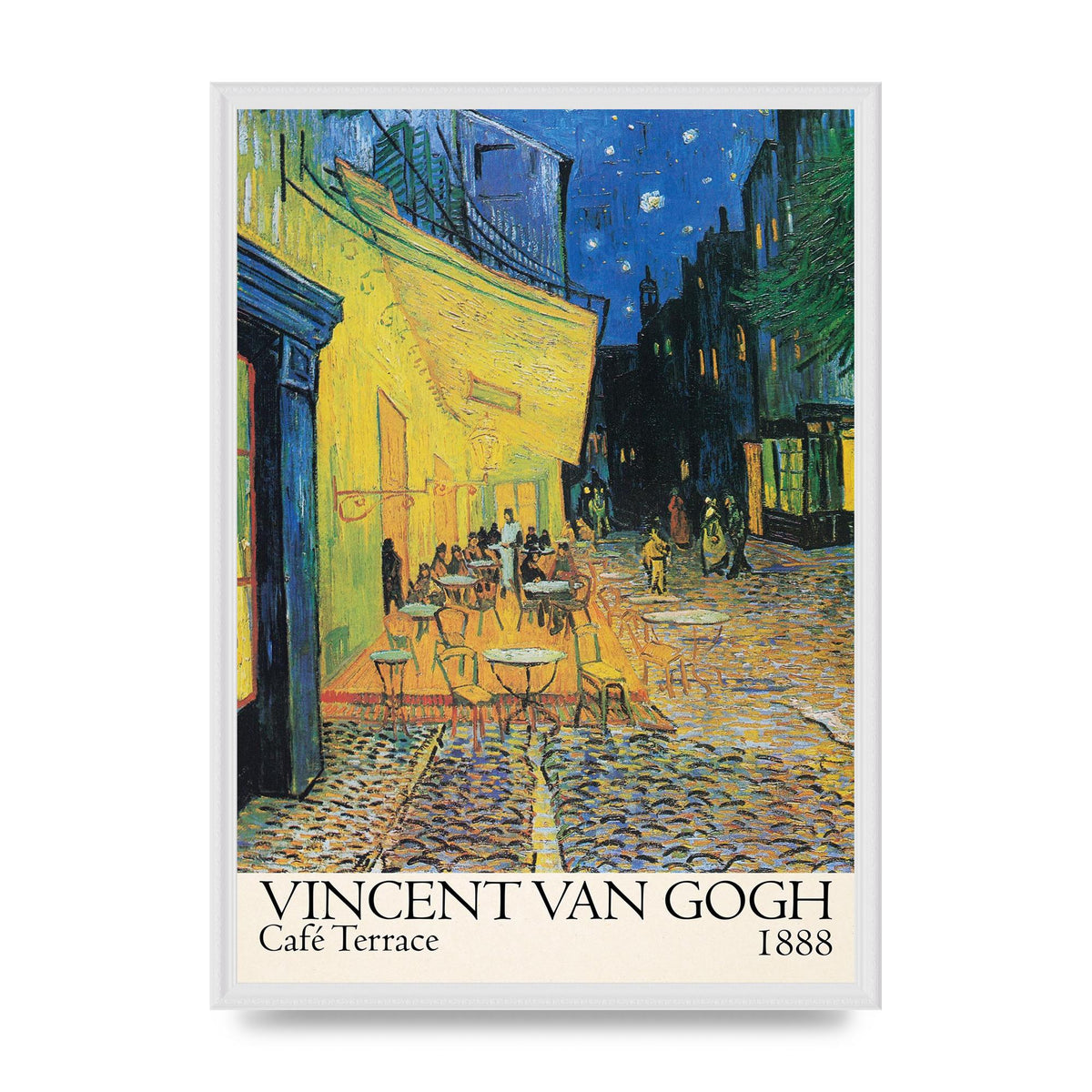 Vincent Van Gogh Cafe Terrace 1888 Art For The Home - A2 framed