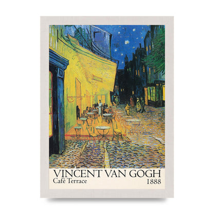 Vincent Van Gogh Cafe Terrace 1888 Art For The Home - A4 framed
