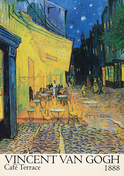 Vincent Van Gogh Cafe Terrace 1888 Art For The Home - detail