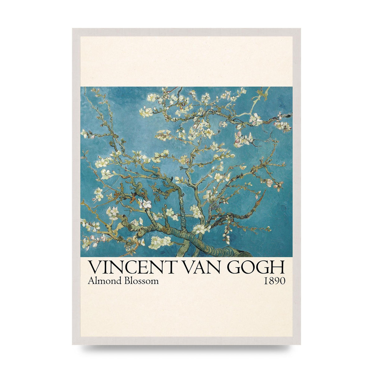 Vincent Van Gogh Almond Blossom 1890 Printed Poster - A2 framed