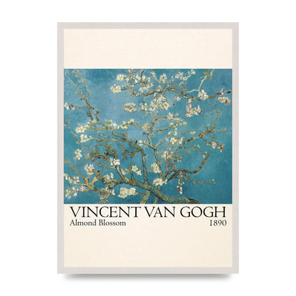 Vincent Van Gogh Almond Blossom 1890 Printed Poster - A2 framed