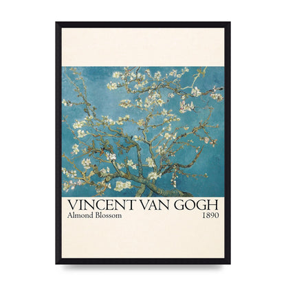 Vincent Van Gogh Almond Blossom 1890 Printed Poster - A3 framed