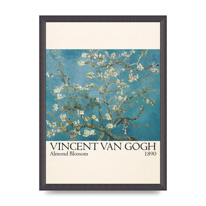 Vincent Van Gogh Almond Blossom 1890 Printed Poster - A3 framed