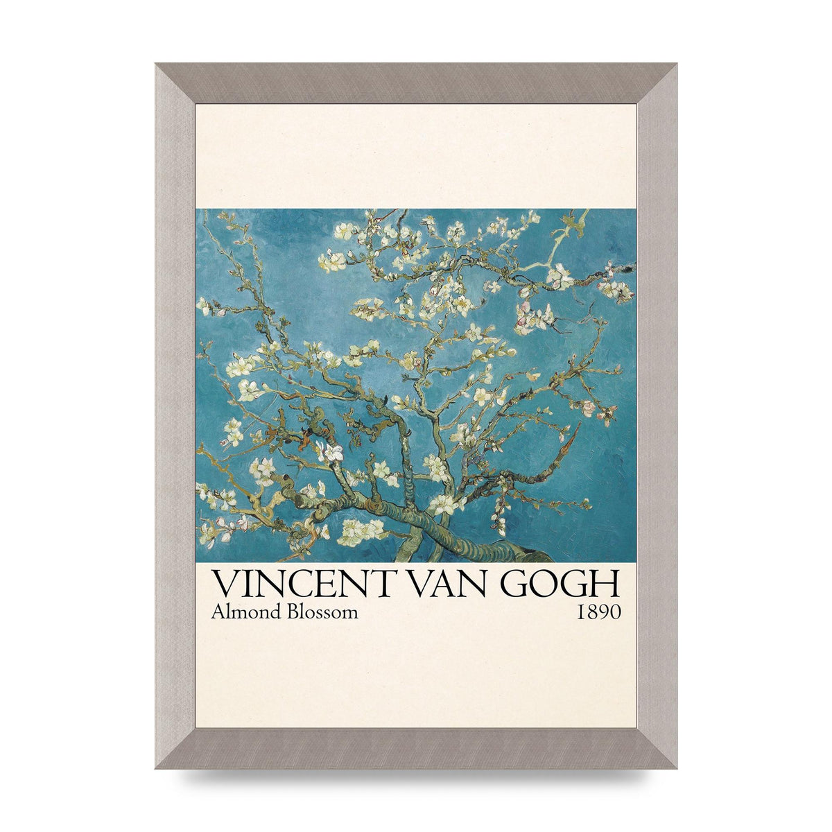 Vincent Van Gogh Almond Blossom 1890 Printed Poster - A4 framed