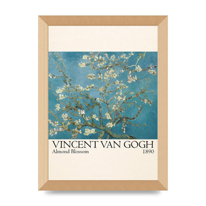 Vincent Van Gogh Almond Blossom 1890 Printed Poster - A4 framed