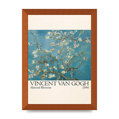 Vincent Van Gogh Almond Blossom 1890 Printed Poster - A4 framed