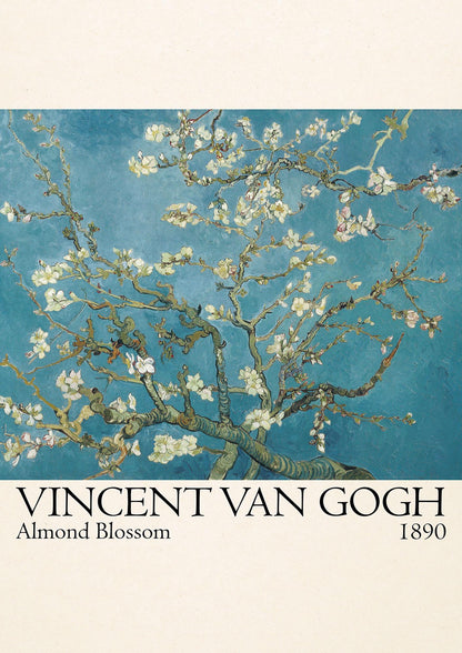 Vincent Van Gogh Almond Blossom 1890 Printed Poster - detail