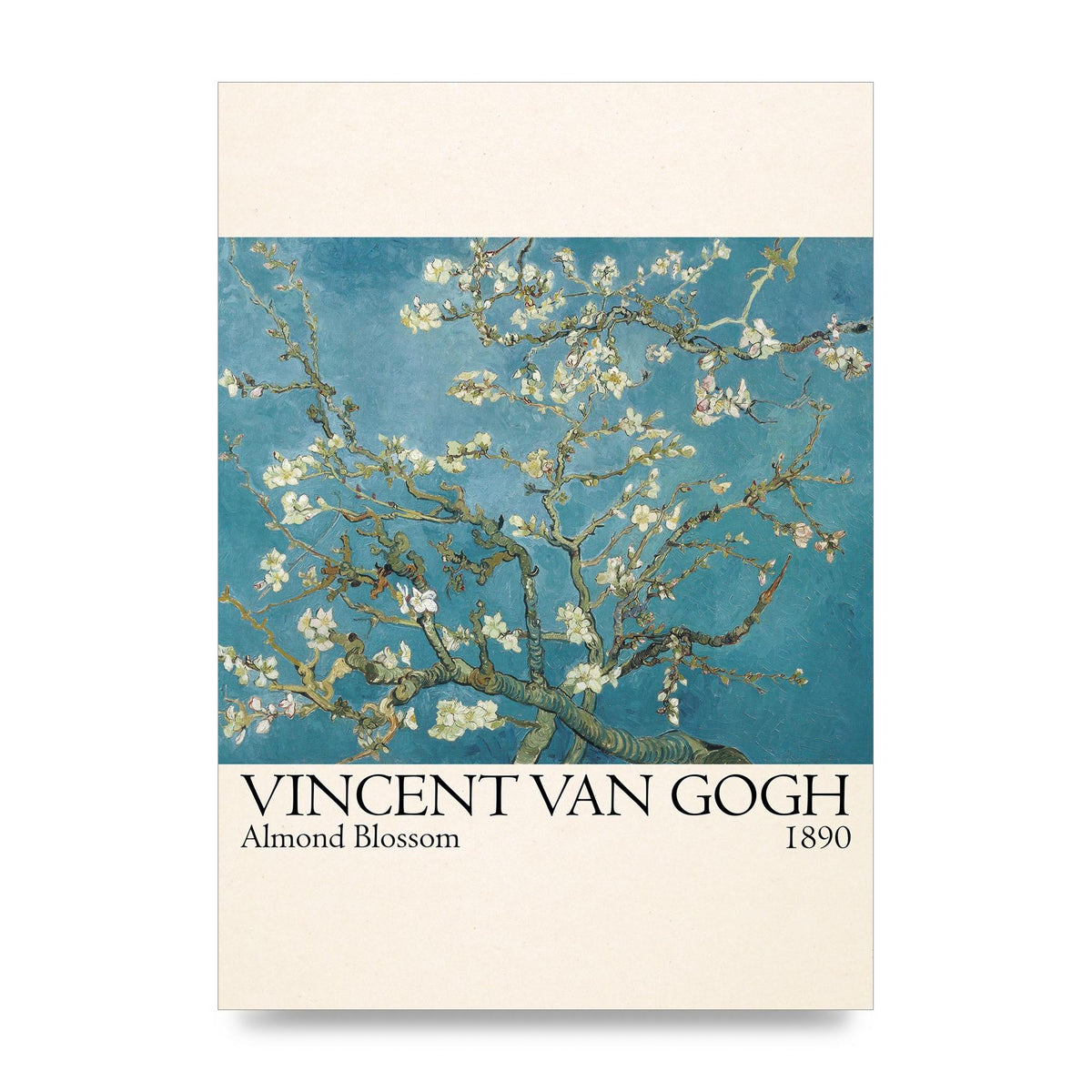 Vincent Van Gogh Almond Blossom 1890 Printed Poster - unframed print