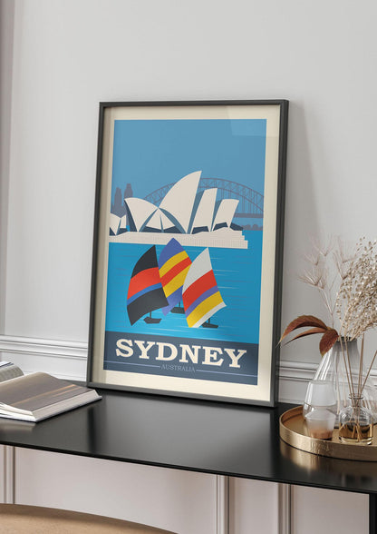 Travel Poster Sydney Art For The Home - living room 4