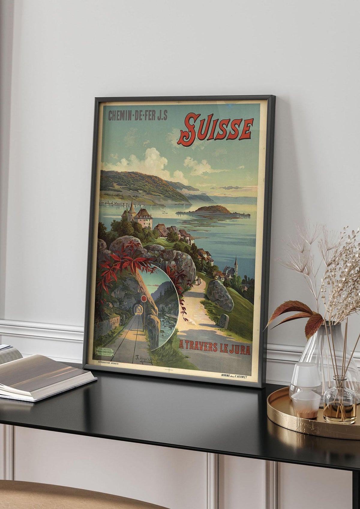 Travel Poster Switzerland Printed Poster - living room 4