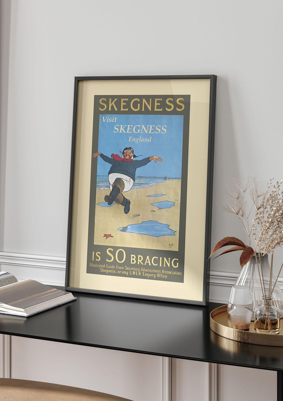 Travel Poster Skegness Wall Art - living room 4
