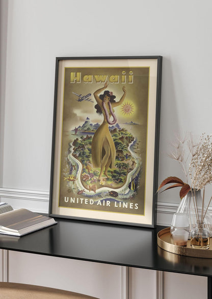 Travel Poster Hawaii 3 Art For The Home - living room 4