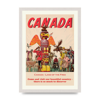 Travel Poster Canada Art For The Home - A3 framed