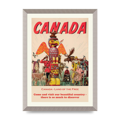 Travel Poster Canada Art For The Home - A3 framed