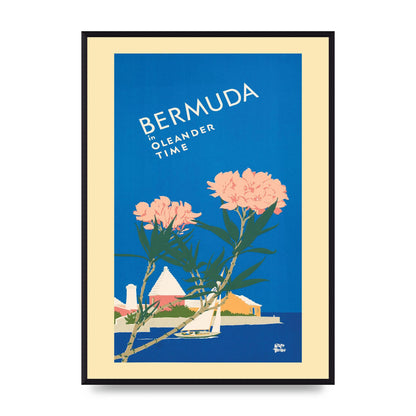 Travel Poster Bermuda Wall Art - A2 framed