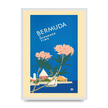 Travel Poster Bermuda Wall Art - A2 framed