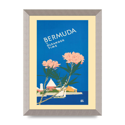 Travel Poster Bermuda Wall Art - A4 framed