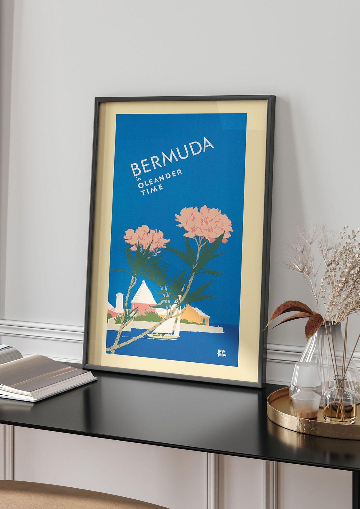 Travel Poster Bermuda Wall Art - living room 4