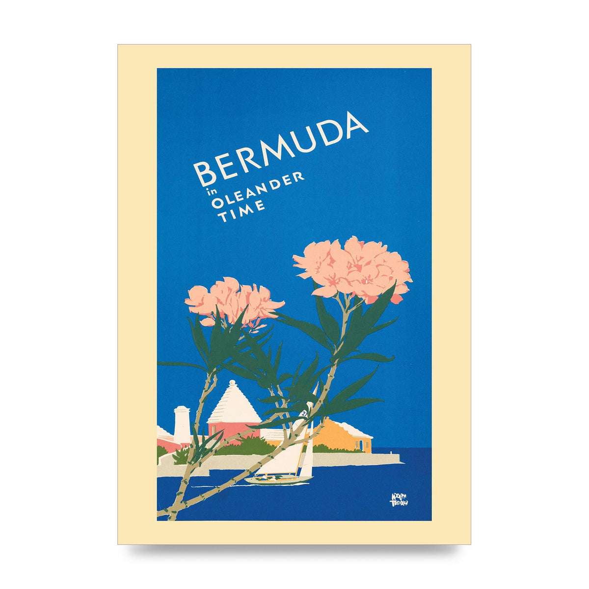 Travel Poster Bermuda Wall Art - unframed print