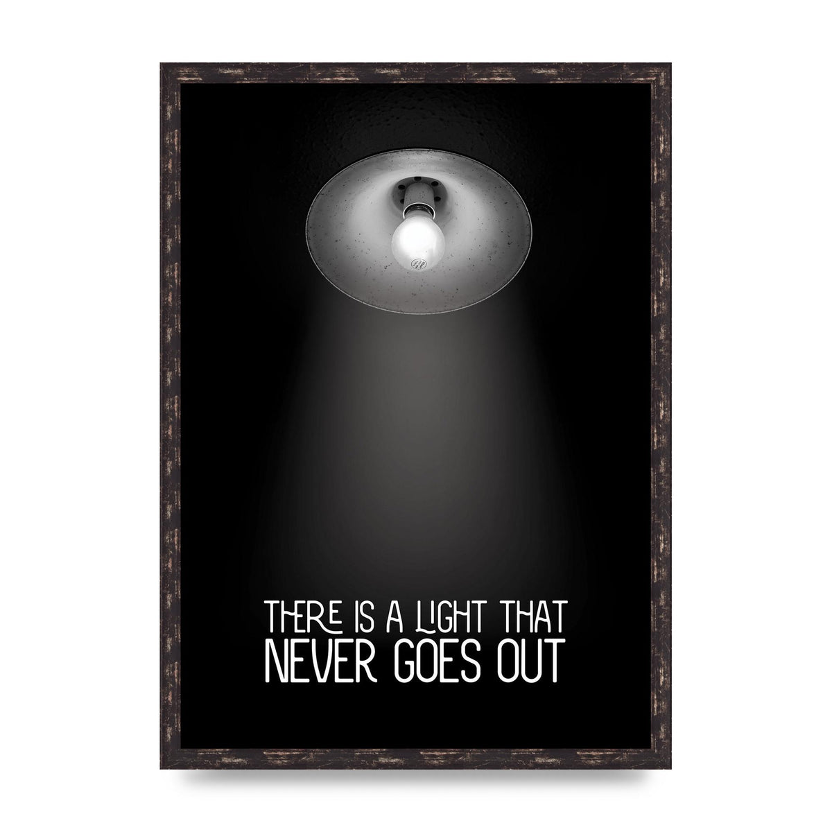 There Is A Light That Never Goes Out Wall Art - A2 framed