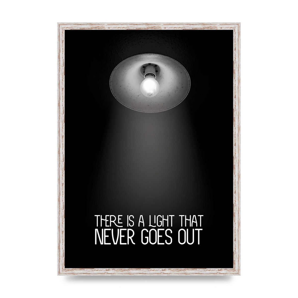 There Is A Light That Never Goes Out Wall Art - A2 framed