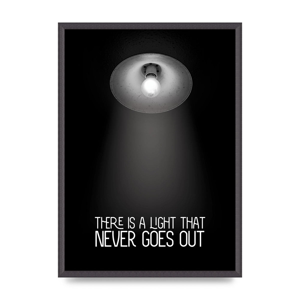 There Is A Light That Never Goes Out Wall Art - A2 framed