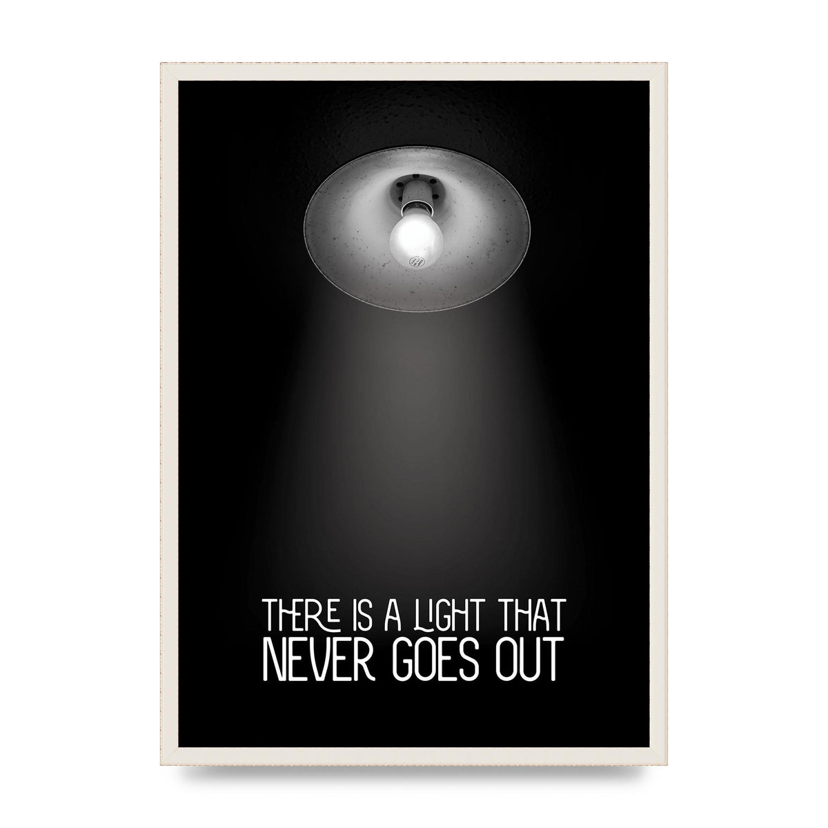 There Is A Light That Never Goes Out Wall Art - A2 framed
