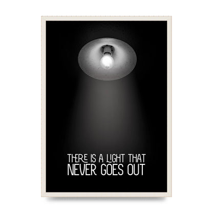 There Is A Light That Never Goes Out Wall Art - A2 framed