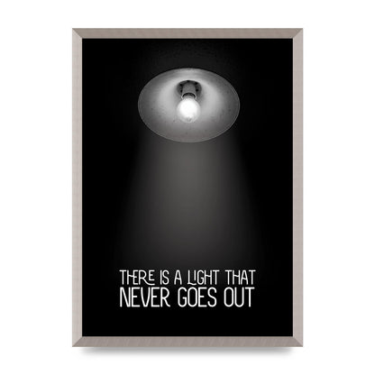 There Is A Light That Never Goes Out Wall Art - A2 framed