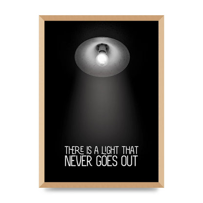 There Is A Light That Never Goes Out Wall Art - A2 framed