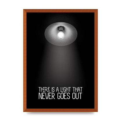 There Is A Light That Never Goes Out Wall Art - A2 framed