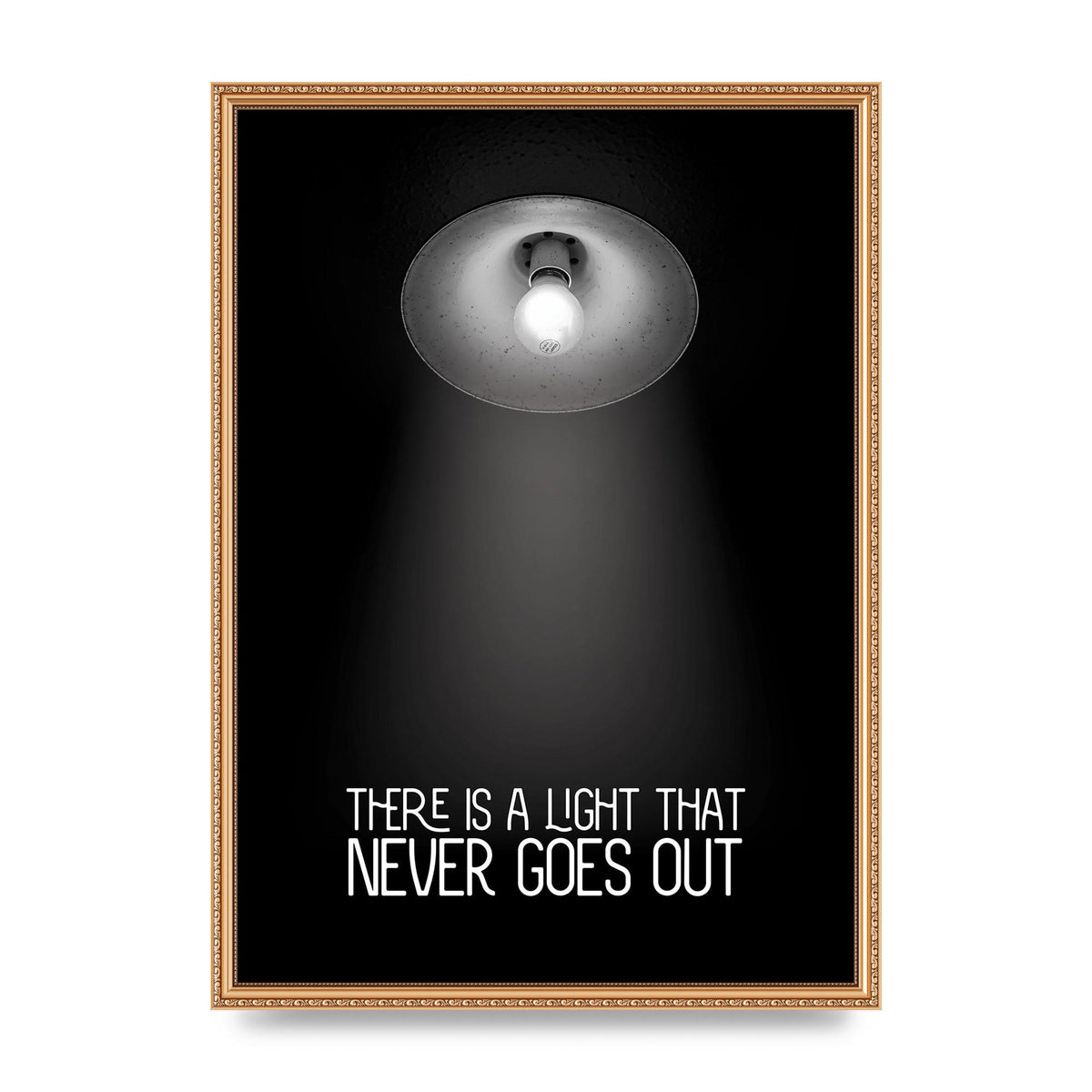 There Is A Light That Never Goes Out Wall Art - A2 framed