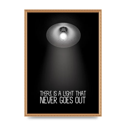 There Is A Light That Never Goes Out Wall Art - A2 framed