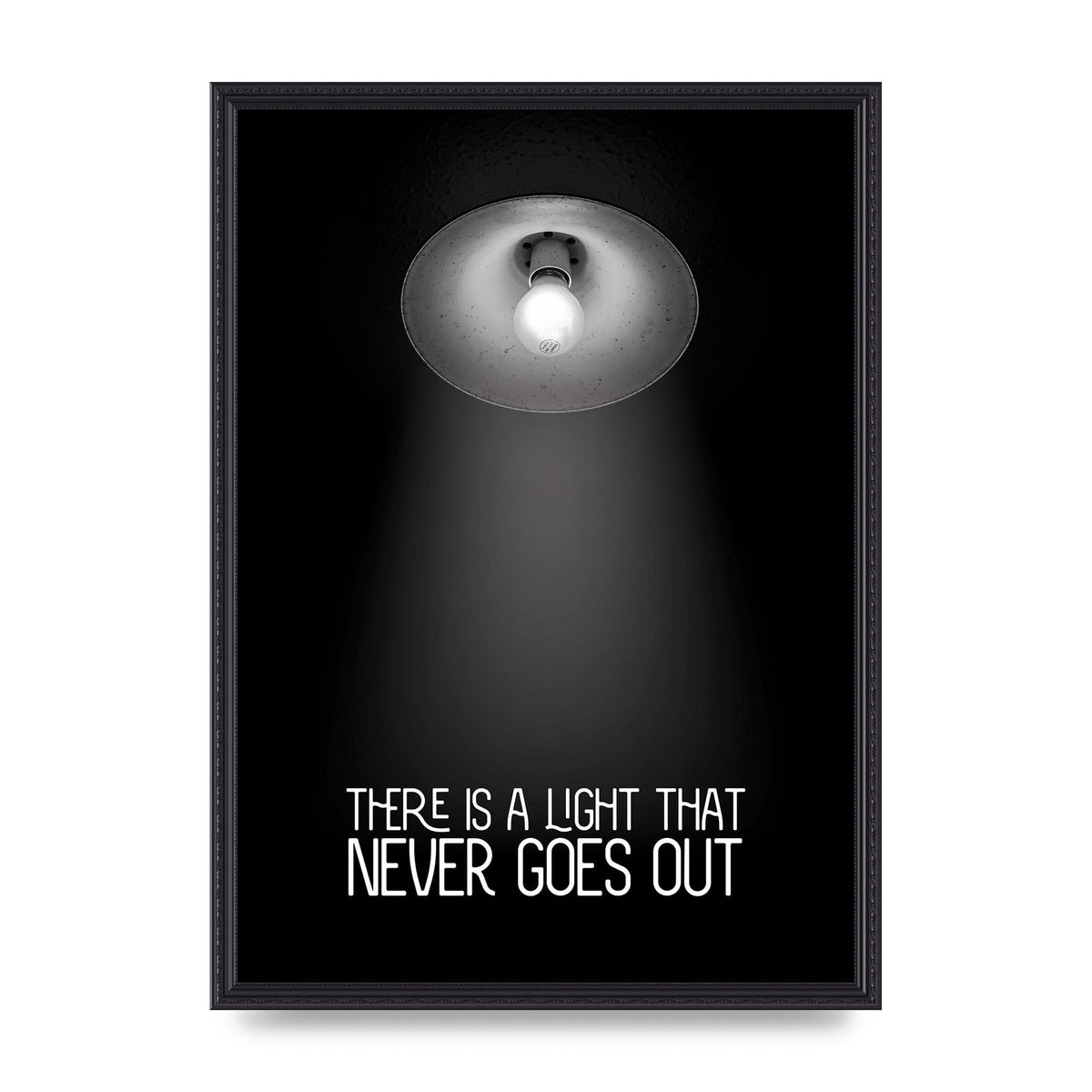 There Is A Light That Never Goes Out Wall Art - A2 framed