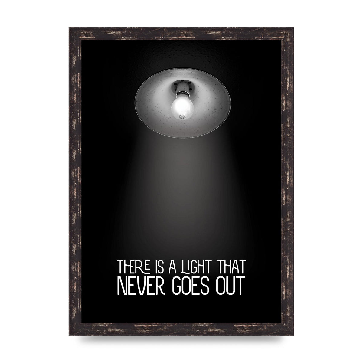 There Is A Light That Never Goes Out Wall Art - A3 framed