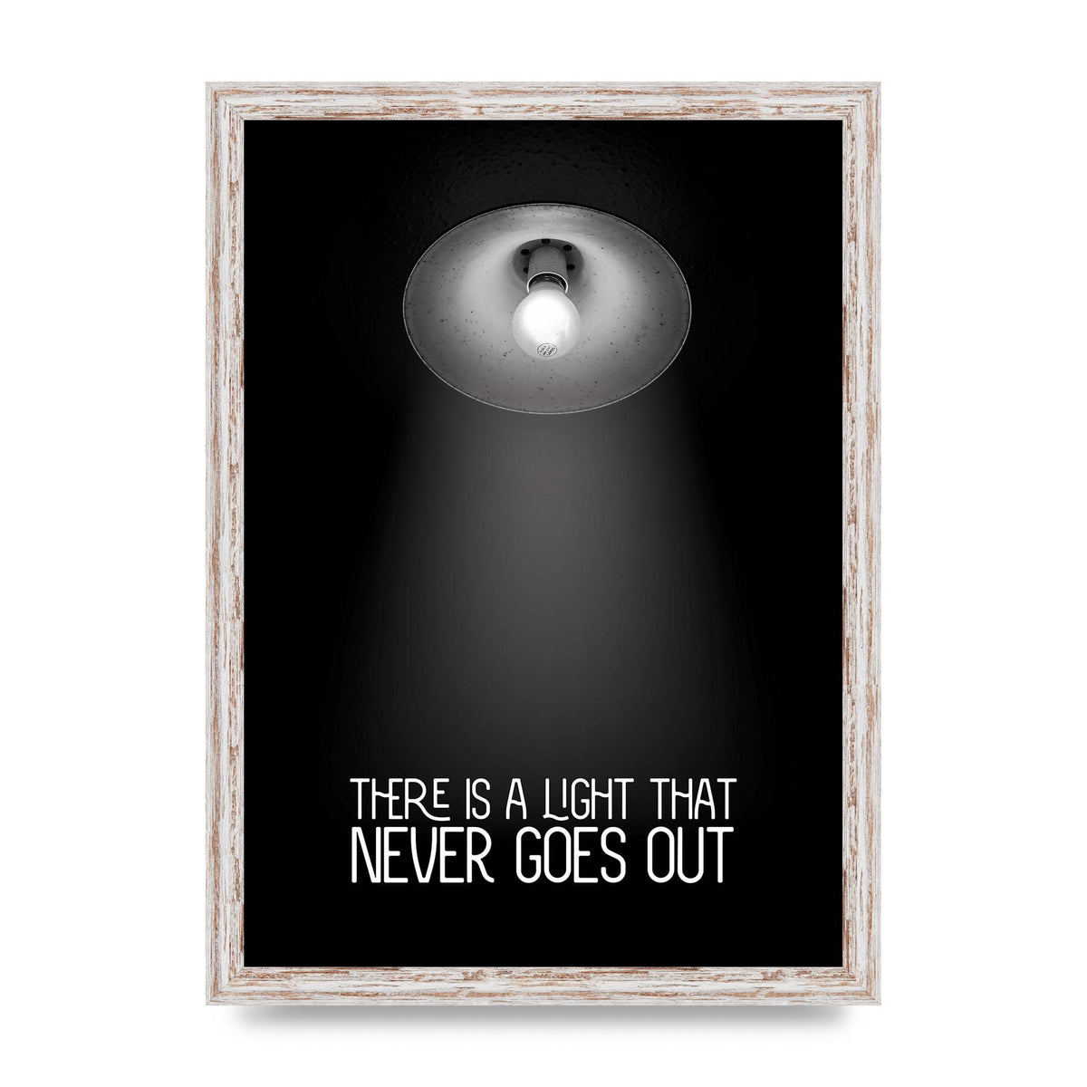 There Is A Light That Never Goes Out Wall Art - A3 framed