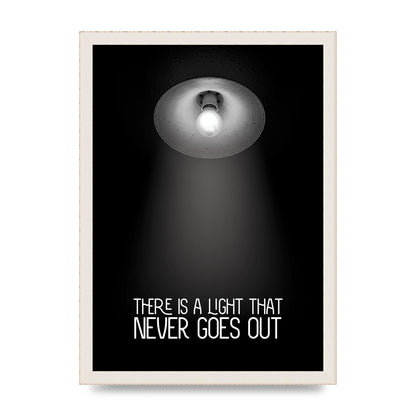 There Is A Light That Never Goes Out Wall Art - A3 framed